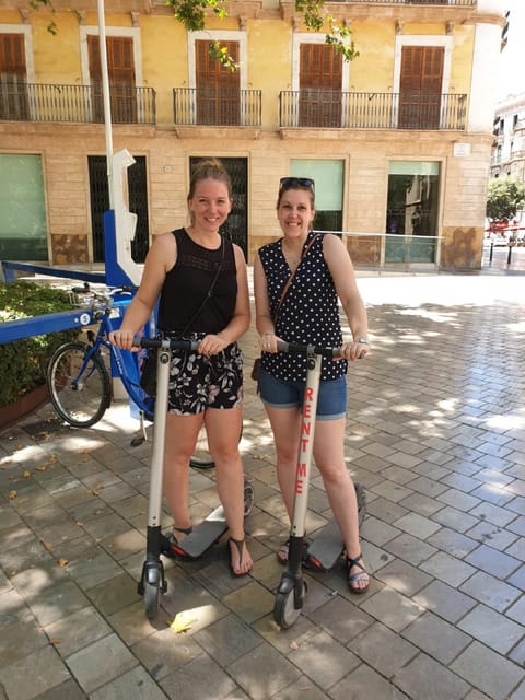 1 Hour Electric Scooter tour in Palma de Mallorca - The route includes a photo stop and Mediterranean Sea viewpoints