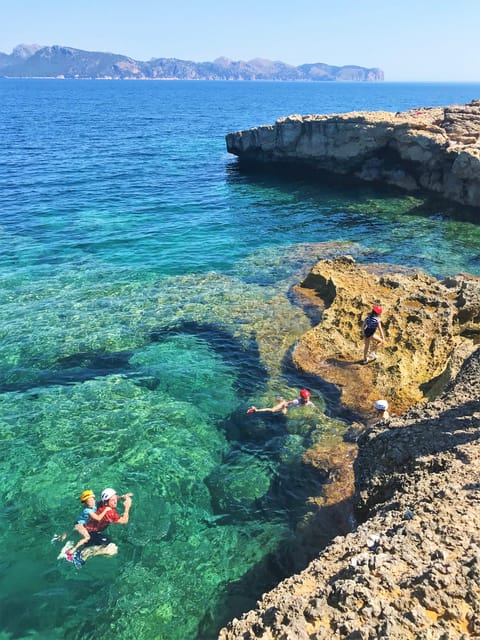 Alcudia: Coasteering Cliff Jumping - Cliff jumping up to 12 meters, and how to choose your jump