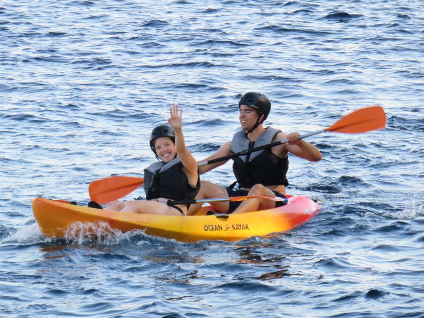 Alcudia: Kayak Tour with Snorkel & Sea Cave Swim - Snorkeling in the calm water of North Mallorca