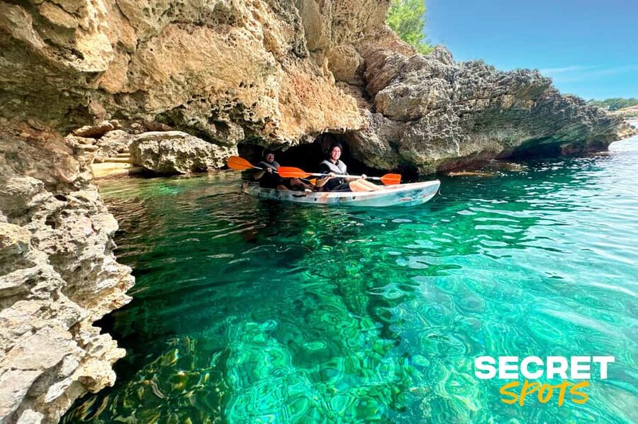 Alcudia: Kayak Tour with Snorkel & Sea Cave Swim - Price and value for a 2-hour sea cave adventure