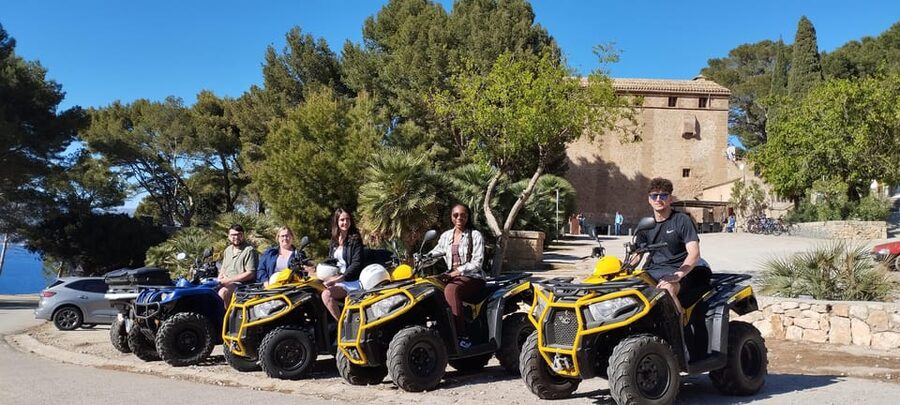 Alcudia: Quad Sightseeing Tour with Viewpoints - Es Barcares and the Alcudia Old Town walls, a 16th-century payoff