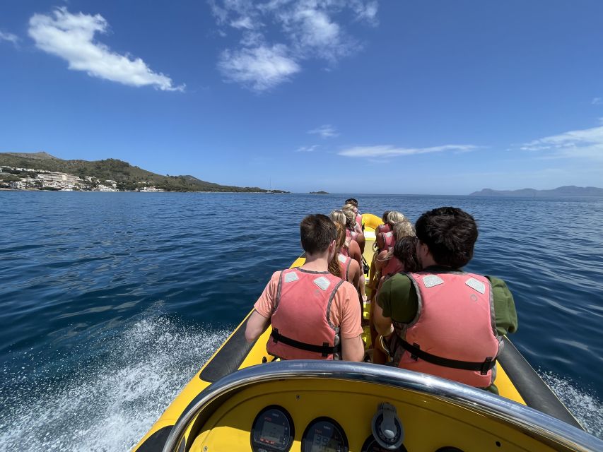 Alcudia: Speedboat Tour of Northern Mallorca & Hotel Pickup - Coastal cave sightings and rock formations along the north
