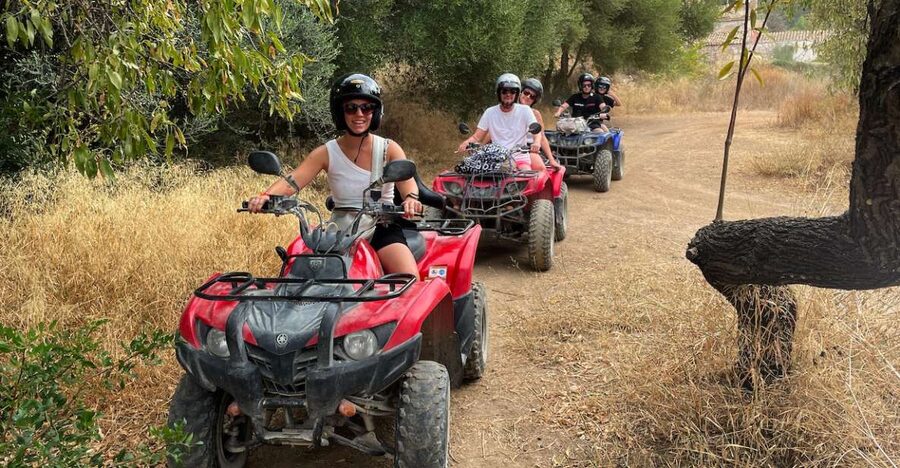 Andratx: Guided Quad Sightseeing Tour - Entering Andratx on an Automatic ATV, Not a Trial by Fire