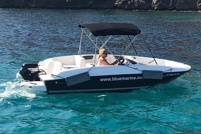 Bluemarine.me license free Bayliner Element E5 rental - Santa Ponsa to Open Water, Without a License