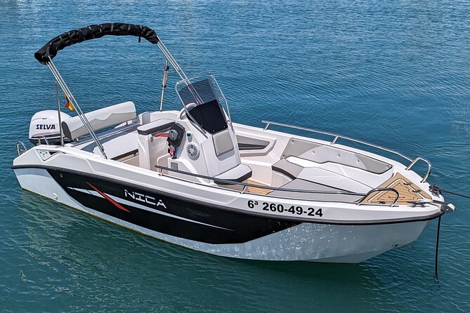Boat rental without license B580 'Nica' (6p) - Can Pastilla - Weather rules: what happens if Mallorca turns gray