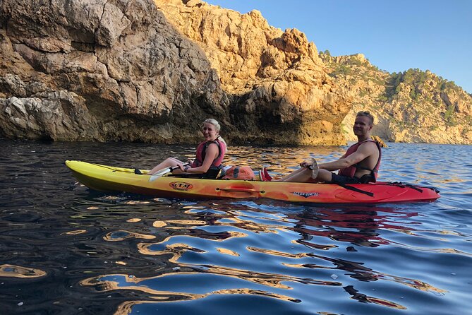 Breathtaking guided Kayak tour from Sant Elm the bay of Cala en Tió - Weather Makes a Difference, and the Tour Adapts