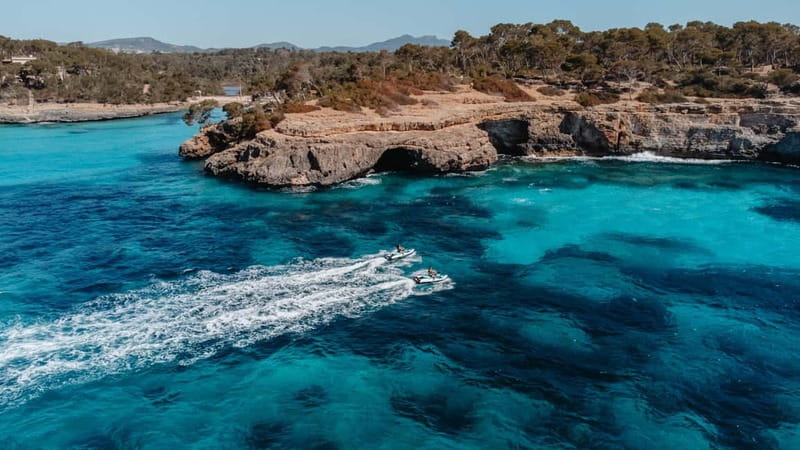 Cala d'Or | Jet Ski Tour 1 hour along southeast coast. - The SEADOO GTX 130 ride: why the equipment choice matters