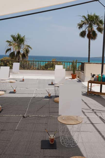 Cala Millor: Cava & Canvas Art Night at Coconut Shack - Your painting outcome: what you’ll take home
