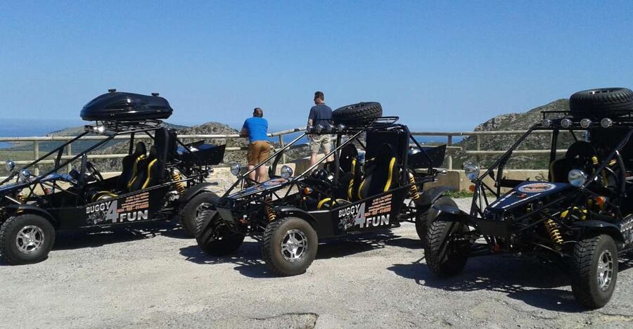 Cala Millor/Sa Coma: Guided Buggy Tour - Entering Cala Millor, then grabbing the steering wheel