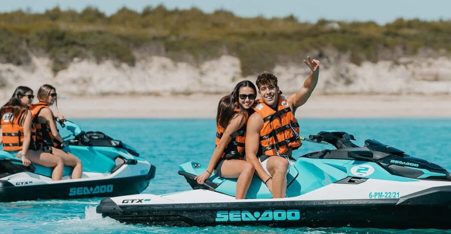 Can Picafort: Guided Playa de Muro Jet Ski Tour with Photos - Key highlights at a glance