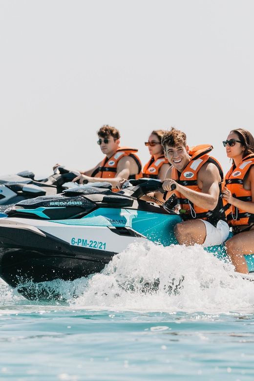 Can Picafort: Guided Playa de Muro Jet Ski Tour with Photos - The actual route: Can Picafort to Playa de Muro to Alcudia Bay