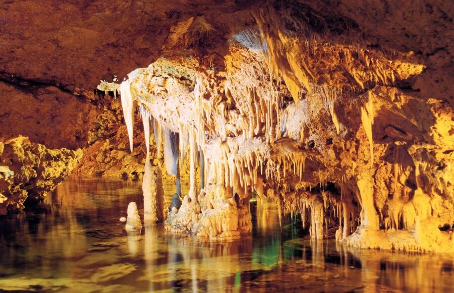 Caves of Hams Tour with Blue Cave & Audiovisual Experience - The Blue Cave with LED lighting: your main wow moment
