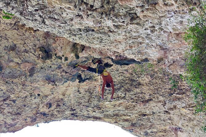 Climbing day in private tour - Climbing in the Sierra de Tramuntana: the view is part of the work