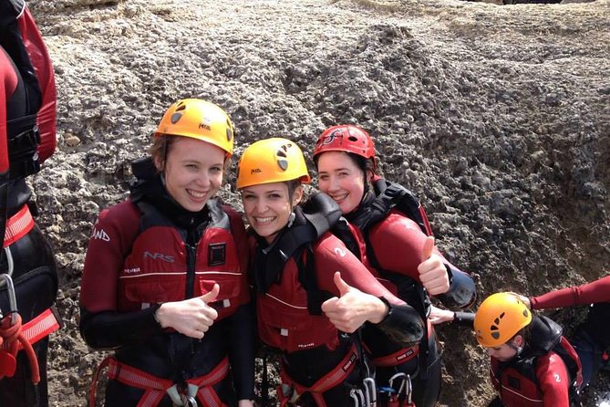 Coasteering in South Mallorca with Transfers - The 4-hour plan: wetsuit time, rappel skills, then cliff jumps