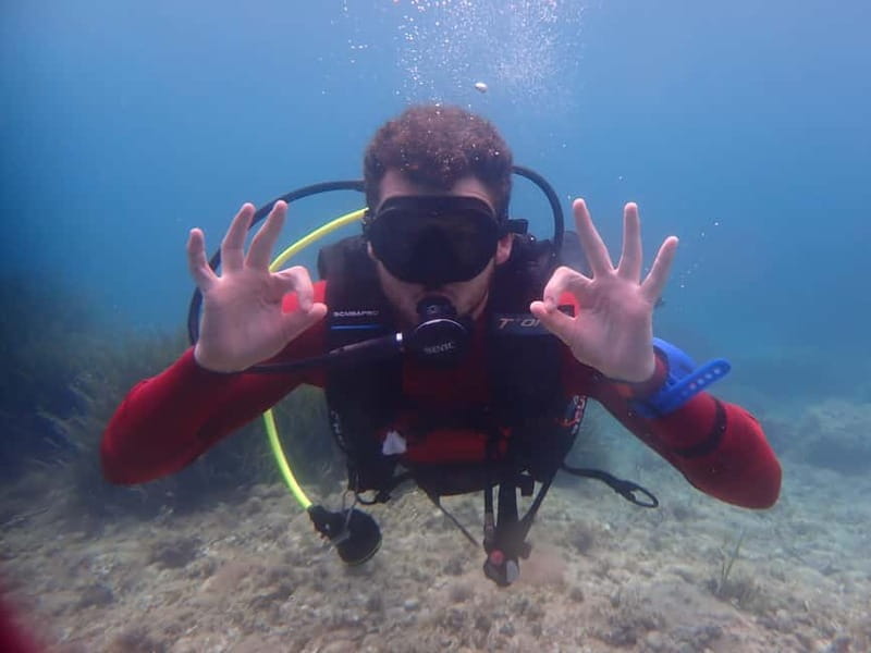 Discover Scuba Diving, scuba diving for begginers!! - If you feel confident: the optional push to 10 meters