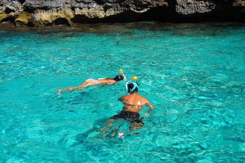 From Cala Figuera: Boat Tour to Cala Marmols & Caló de Moro - S’Almunia and Caló des Moro: two swims, one flexible plan