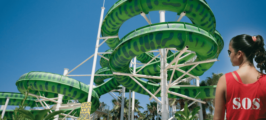 From Mallorca: Aqualand and Arenal Tickets and Transfer - Getting picked up from Alua Boccaccio, then relaxing on the coach