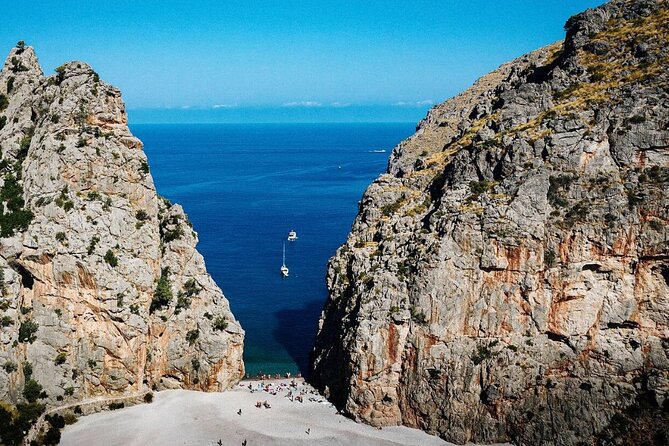 Full Day Tour to the Island of Mallorca - Sa Calobra time: the cove stop for swims, lunch, and cliff views