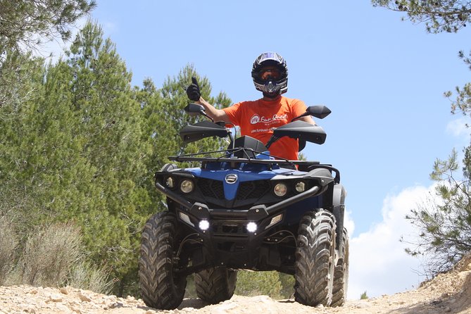 FUN Quad Mallorca - ST. Elm drink stop: pacing the ride with a local cafe break