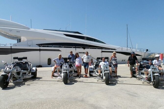 Guided cruise trike tour in Mallorca - Getting started at Port de Palma, with pickup timed for cruise days