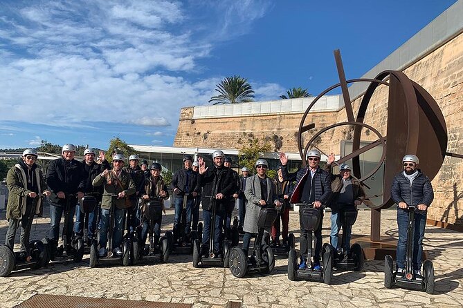 Half Day Segway Tour of Palma and Portixol - Palma Cathedral Area: Light, Windows, and Quick Story Time