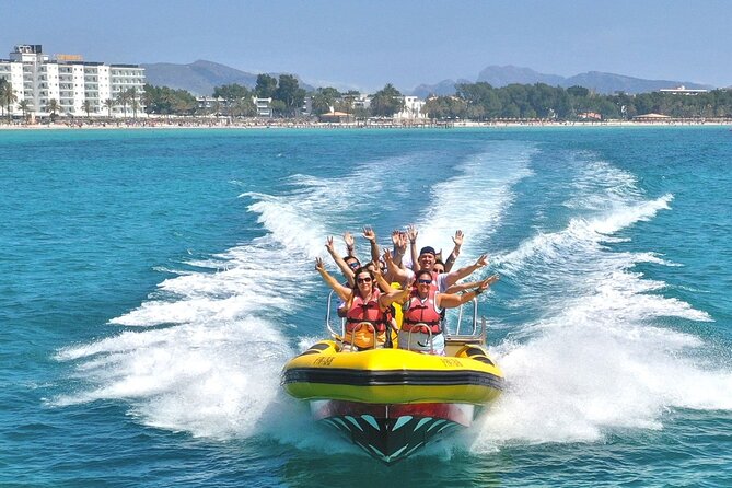 High-Speed Speedboat Adventure in the Bay of Alcudia - What Up to 90 kph Feels Like on Mallorca’s North Coast