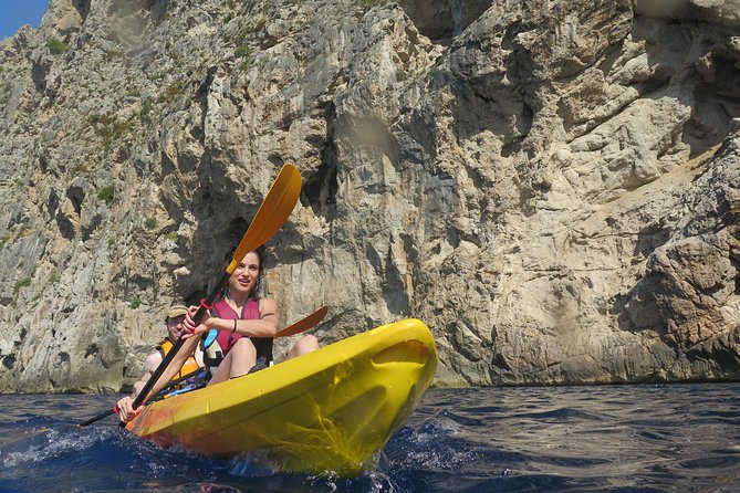 Kayak & Coasteering - Cliff jumps, swimming, and snorkeling time on your terms