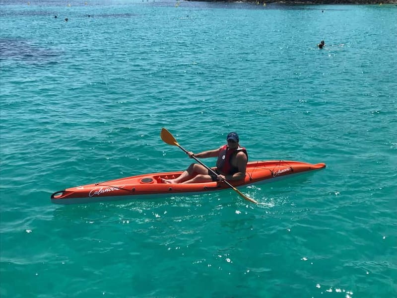 Kayak Excursion - Where you start: Port Calanova and the kayak setup