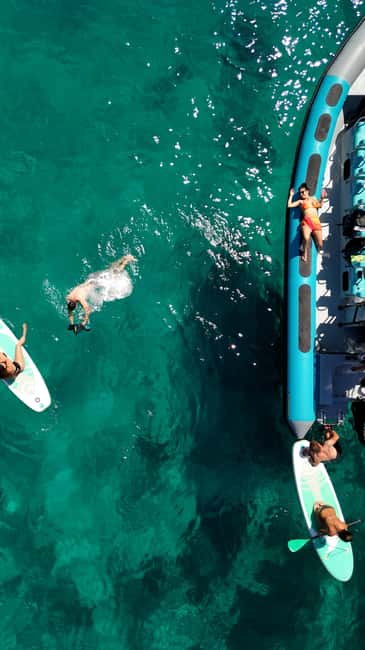 Mallorca: 2h speedboat tour, visit caves, cliffs and snorkel - Sea scooters and paddleboards: the included toys that change the day