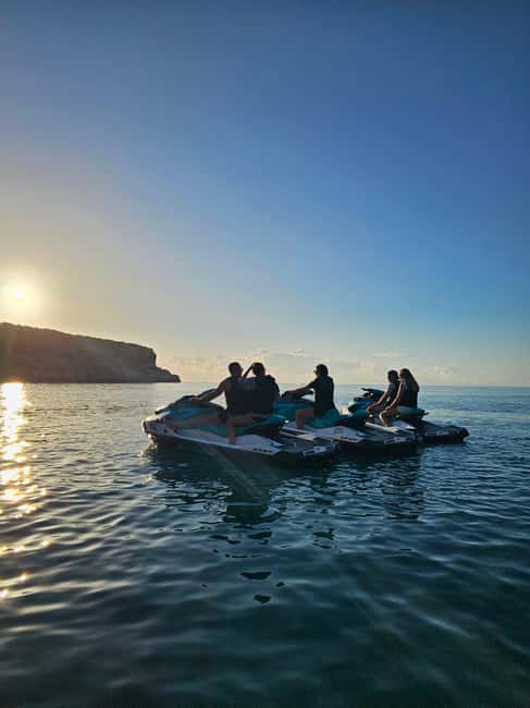 MALLORCA: CALA D'OR JET SKI TOUR, SUNRISE OR SUNSET - The ride itself: cruising the coast toward Cala Mondrago