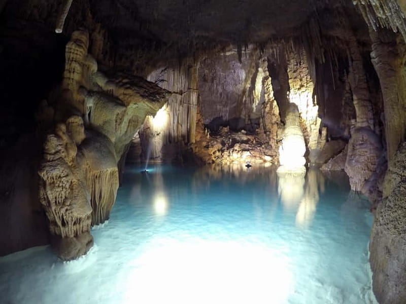 Mallorca: Cova des Coloms Sea Cave Excursion by Boat - Inside the Cave: Stalactites, Stalagmites, Climbing, and Swimming Through Lakes