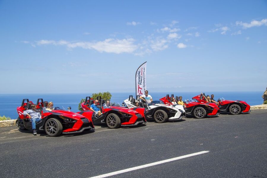 Mallorca: Formula Car Tour - Estellencs stop: coffee, viewpoint time, and a reset