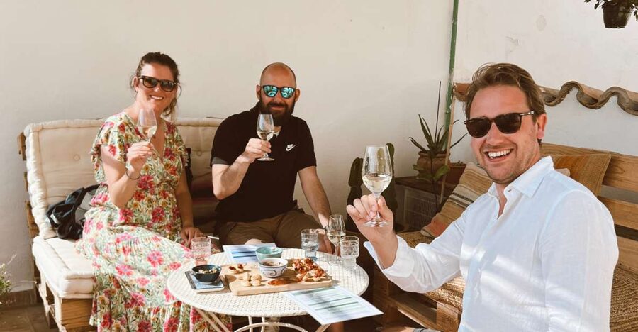 Mallorca: Gastronomic Wine Tasting & Local Delicacies - Rooftop views over Calvari Church, and the rain plan