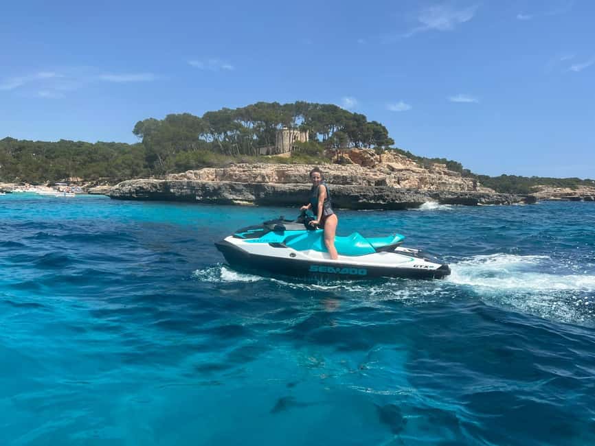MALLORCA: JET SKI TO CALA MONDRAGÓ, CALA D'OR - Price and value: is $199 per group up to 2 worth it?