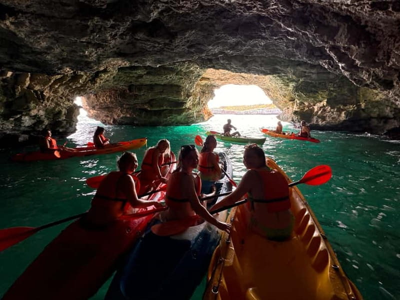 Mallorca: Kayak and Paddleboard Excursion Through Crystal Clear Caves - Coasteering sites: fun practice points for different skill levels