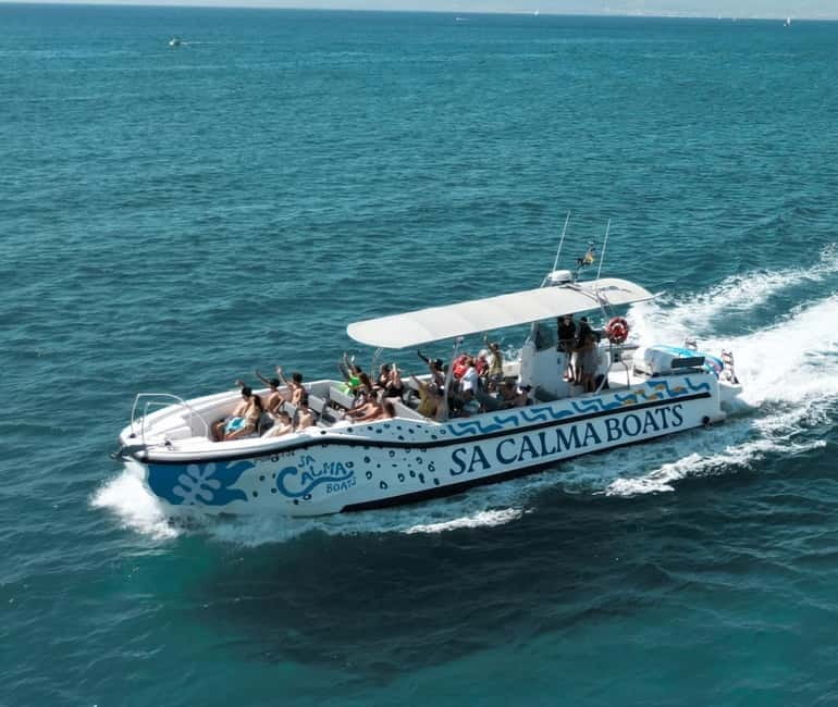 Mallorca Marine reserve: Visit caves, cliffs and snorkeling - Speedboat Across Palma Bay Marine Reserve: The Real Point of This Trip