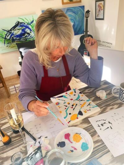 Painting like Miró