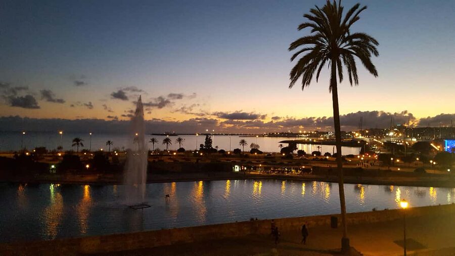 Mallorca: Palma’s Winter Magic City Walk with Christmas Glow - Finding Lennox The Pub at the edge of the Passeig des Born