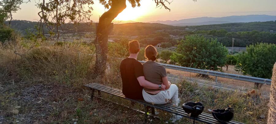 Mallorca: Sunset Horseback Ride with Drinks - Arena basics on a sand track: control, posture, and confidence
