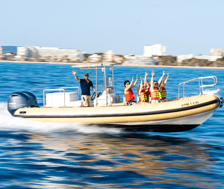 Mallorca: Visit Palma Speedboat adrenaline & snorkelling - The speed segment: adrenaline at full speed without losing the story