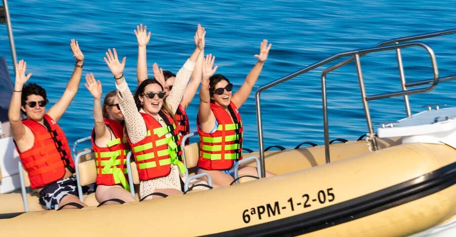Mallorca: Visit Palma Speedboat adrenaline & snorkelling - Ses Illetes snorkeling stop: where the day turns into sea time