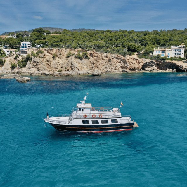 Palma Bay: Boat Tour with BBQ, Snorkelling, & Sunset Option - Sailing route and coastline views from Can Pastilla to the marine reserve