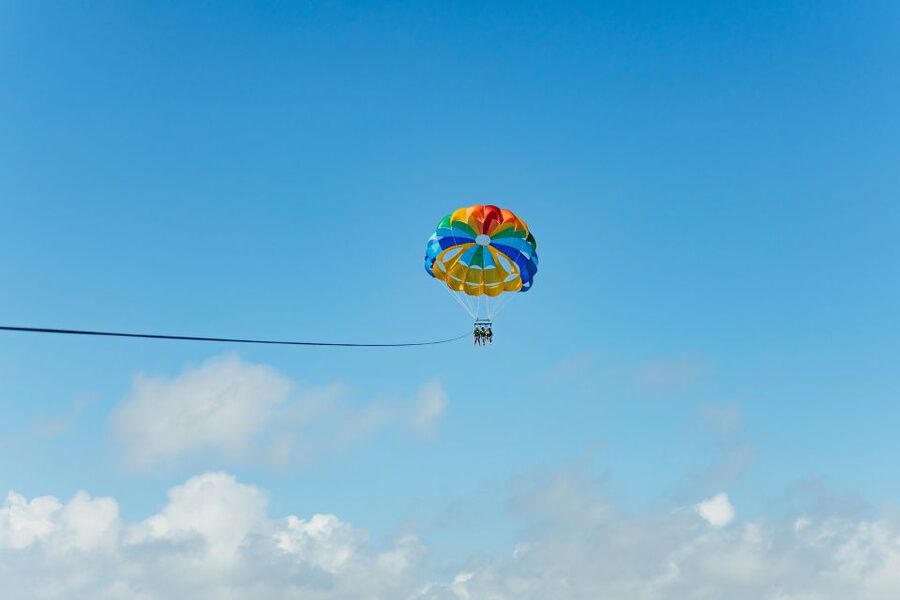 Palma Bay: Parasailing Experience - How the 1-hour experience runs, from dock to 10 minutes in the air