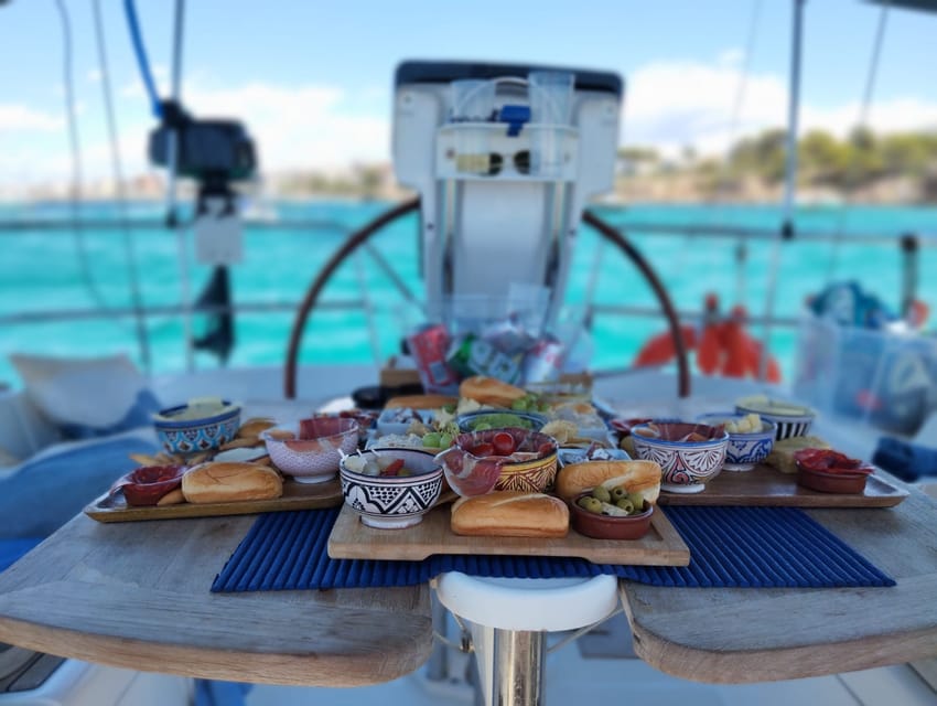 Palma Bay: Sailing Boat Trip W/ Water Toys Snacks & Drinks - How the captain keeps the day fun when the weather changes