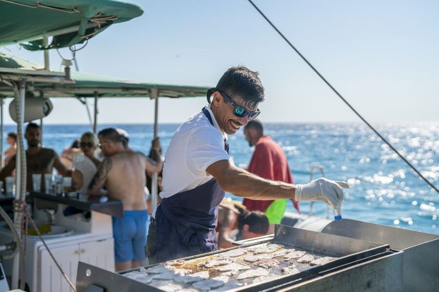 Palma de Mallorca: 5-Hour Catamaran Cruise with Lunch & Swim - Stop One: Portals Vells or Cala Vella Swim and Snorkel
