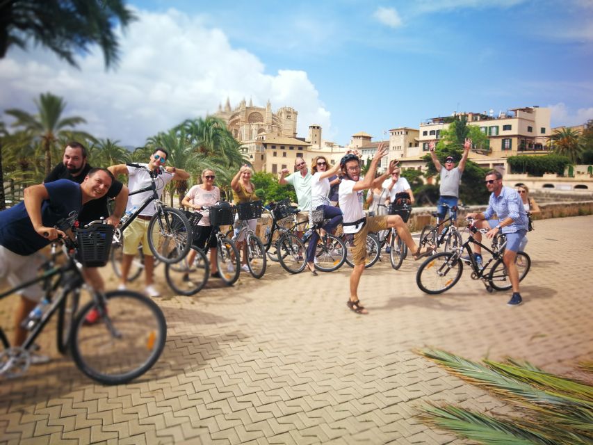 Palma de Mallorca: Guided Bicycle Tour - The seafront segment to Palma Cathedral: the best “first views” payoff