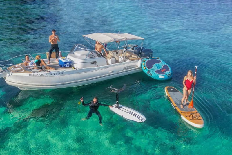 Palma Mallorca: Private Boat Trip with Water Toys & 25 Coves - Private speedboat day in Palma, built to your pace