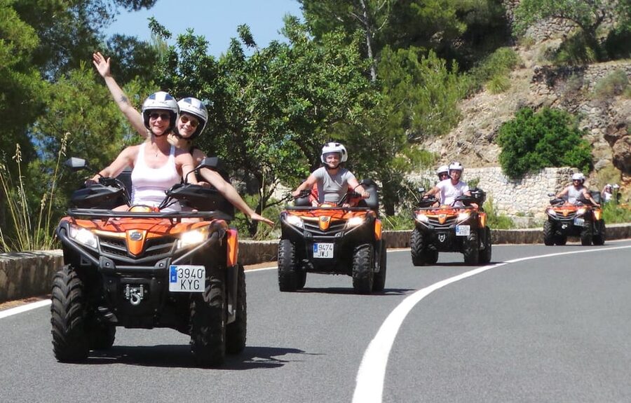 Peguera: Quad full day Tour - Getting going in Peguera: meeting point and first instructions