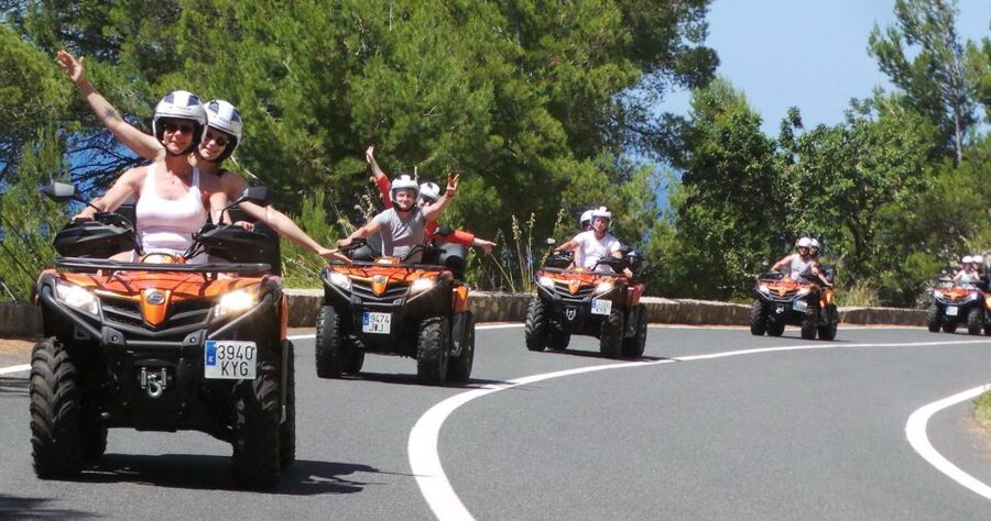 Peguera: Quad Tour - Meeting point at Bulevar de Peguera 36, and how the timing works