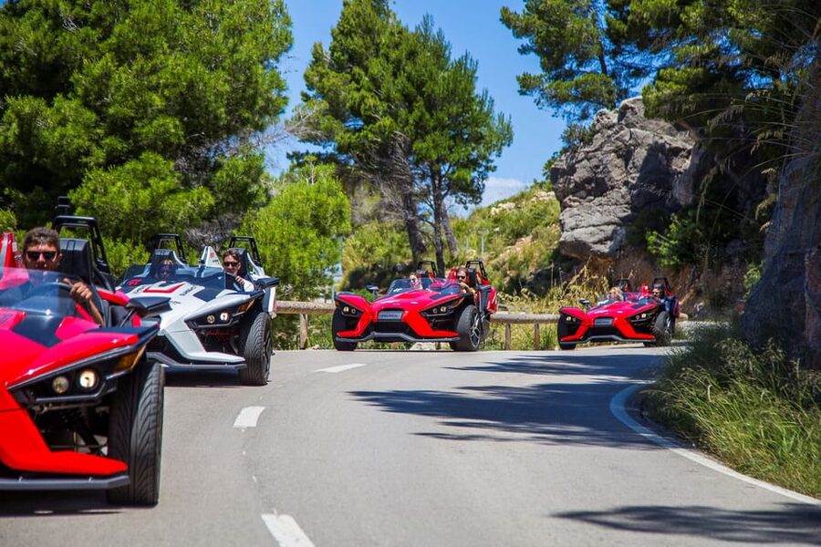 Peguera: Racing Car Drive and Jet Ski Combo Tour - Cala en Basset jet ski time, speed plus a real swim pause